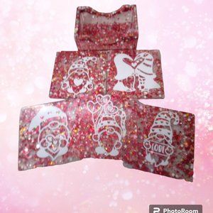 Gnomeo & Julliet coaster set